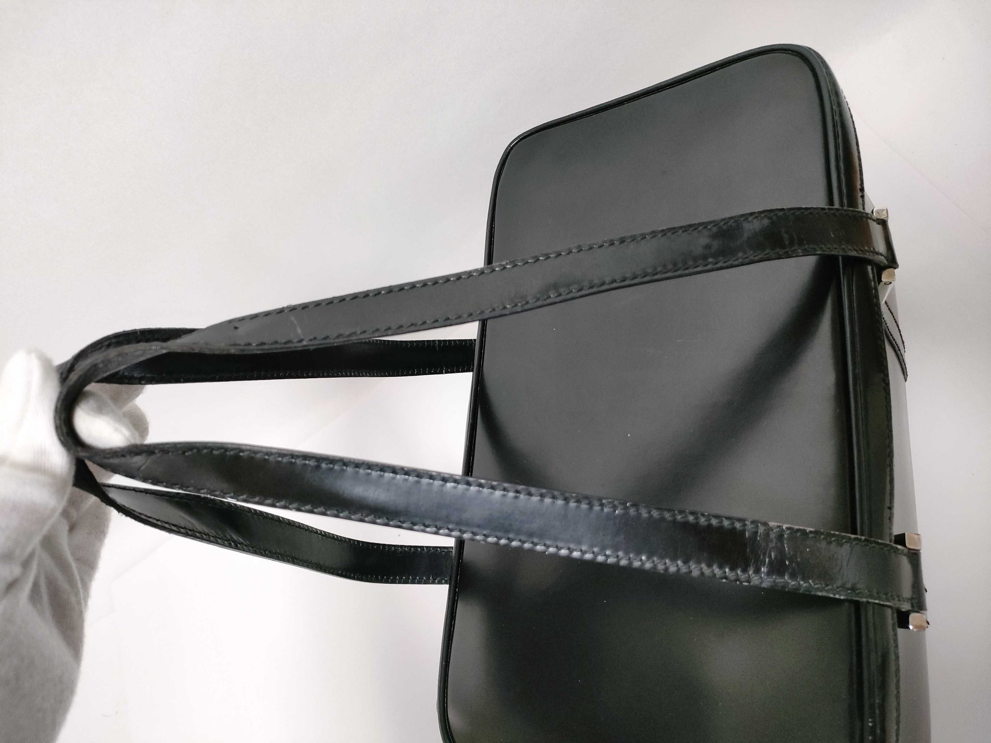 GUCCI Gucci Leather Vanity Bag Mirror Serial Vanity Bag