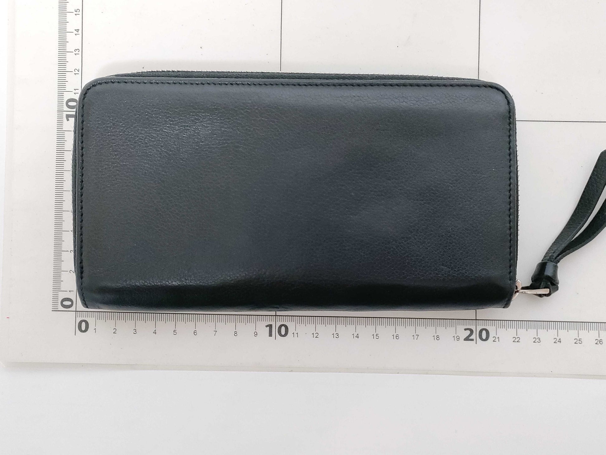 LOUIS VUITTON Zippy Lockme Long Wallet Black Serial Wallet