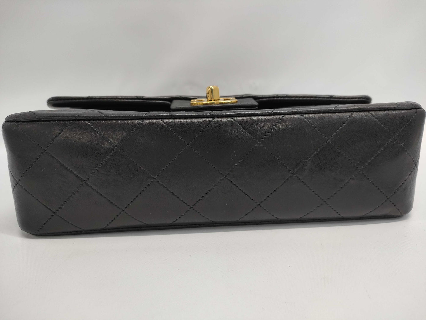 CHANEL CHANEL Lambskin Double Flap Shoulder Bag, No. 3, Shoulder Bag