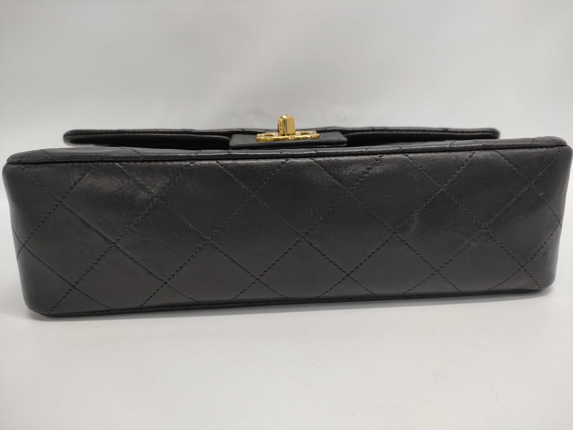 CHANEL CHANEL Lambskin Double Flap Shoulder Bag, No. 3, Shoulder Bag