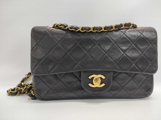 CHANEL CHANEL Lambskin Double Flap Shoulder Bag, No. 3, Shoulder Bag