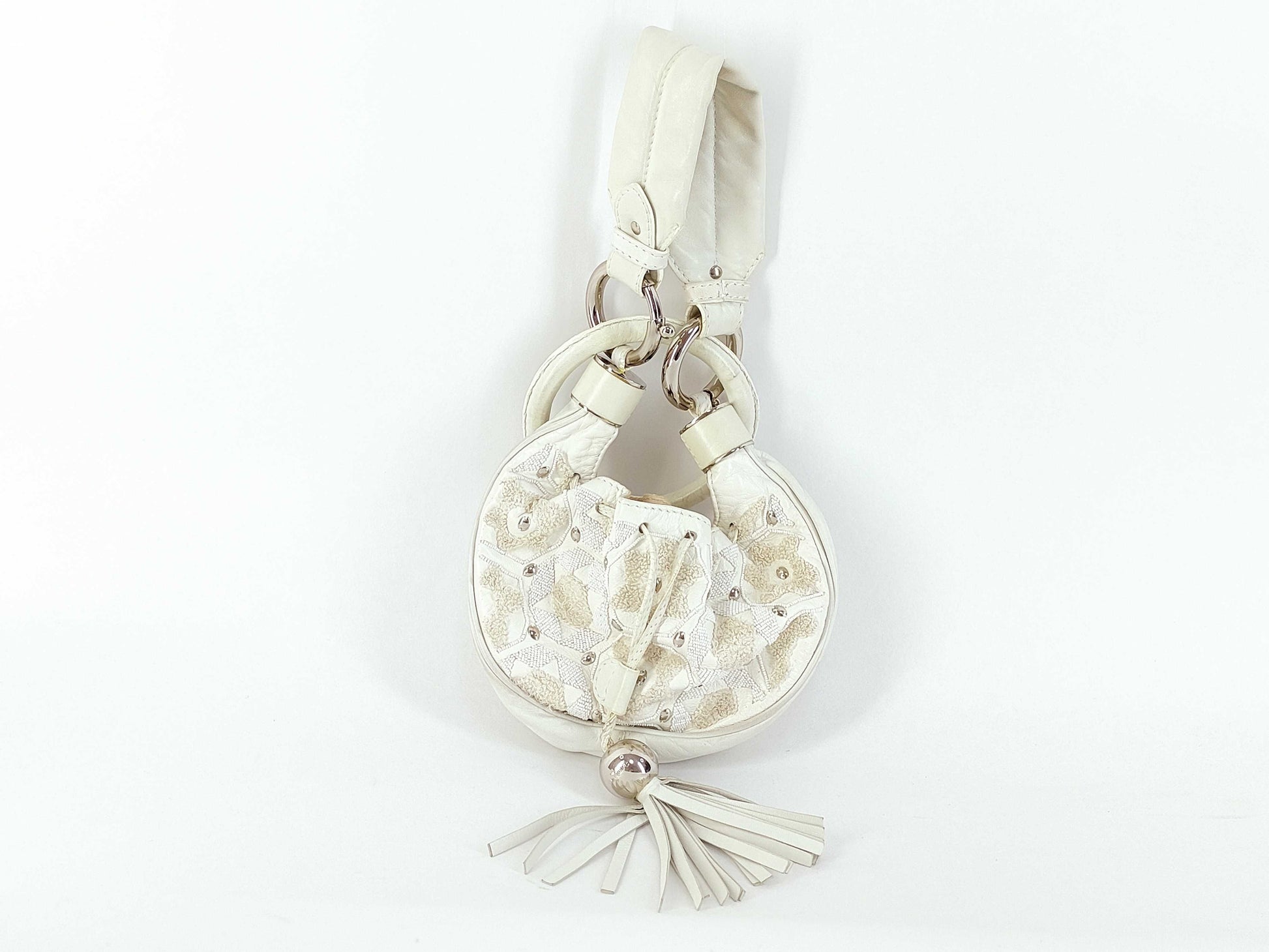 Chloe Beaded Stud Fringe Bag Chloe Handbag