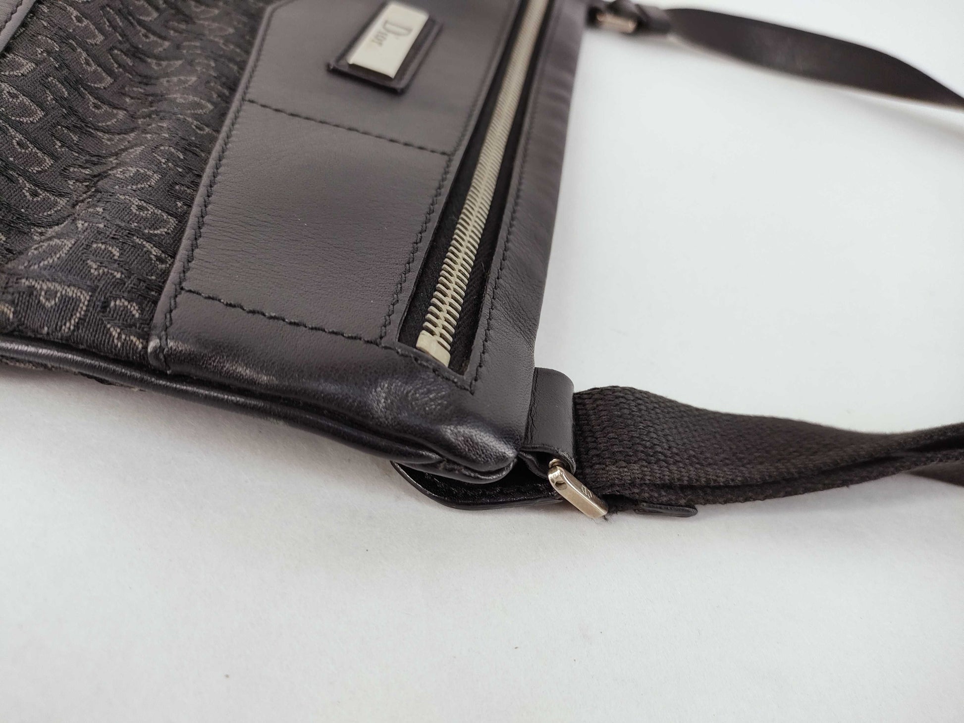 Dior Trotter Canvas/Leather/Shoulder Bag