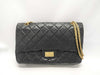CHANEL 2.55 Lambskin Matelasse w Jumbo Shoulder Bag