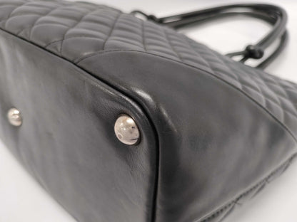 CHANEL Cambon Line Tote Bag in Black, Lambskin, 8956607