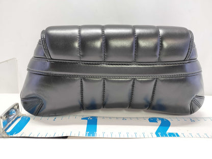 GUCCI Shoulder Bag, Horsebit, Black Calfskin, 764339