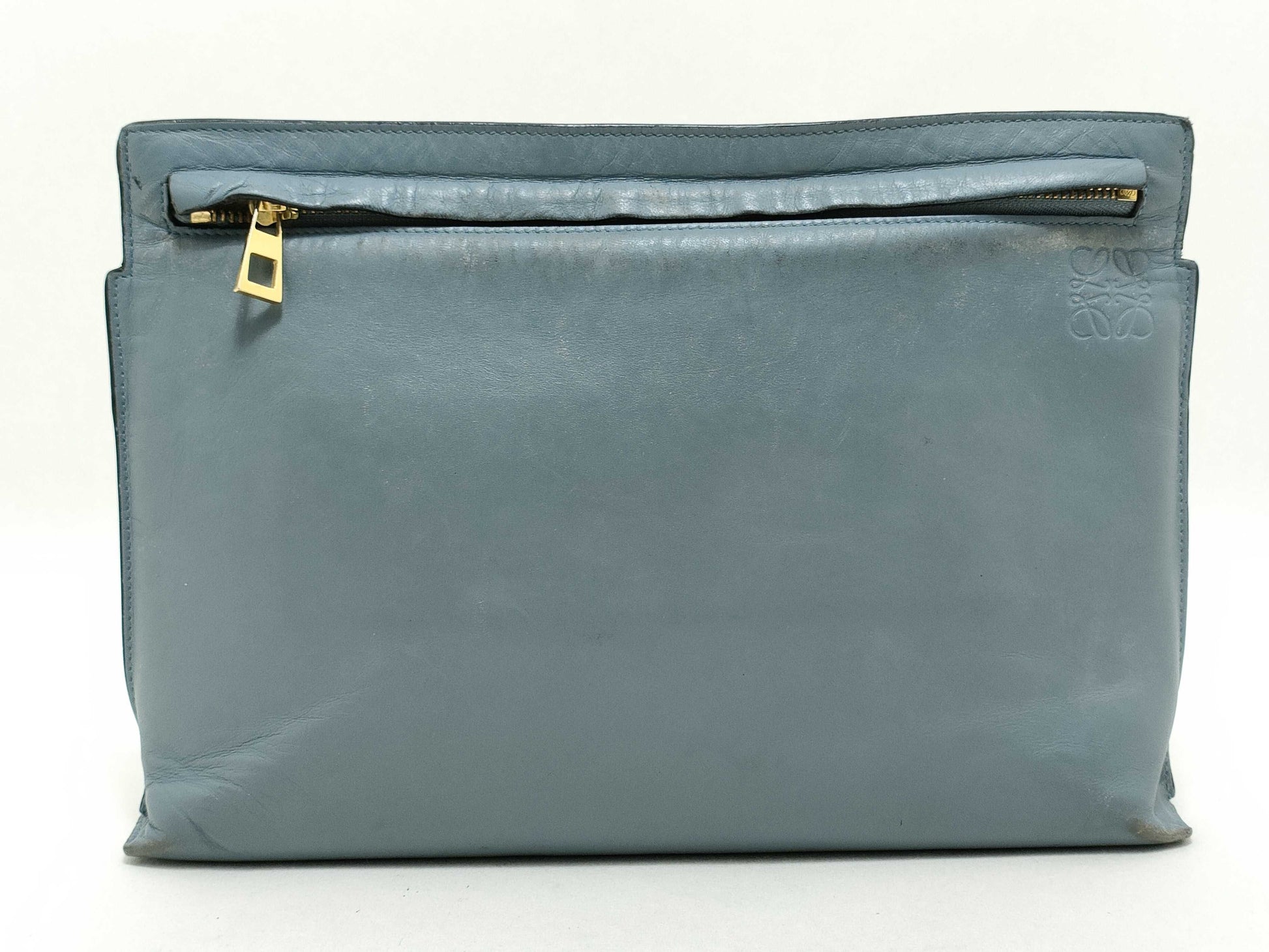 LOEWE T-Pouch Shoulder Bag, Anagram, Blue