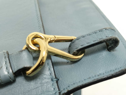 LOEWE T-Pouch Shoulder Bag, Anagram, Blue