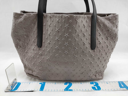 JIMMY CHOO Pimlico Embossed Star Tote Bag