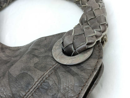 Falorni Arabesque Shoulder Bag, Genuine Leather Handbag