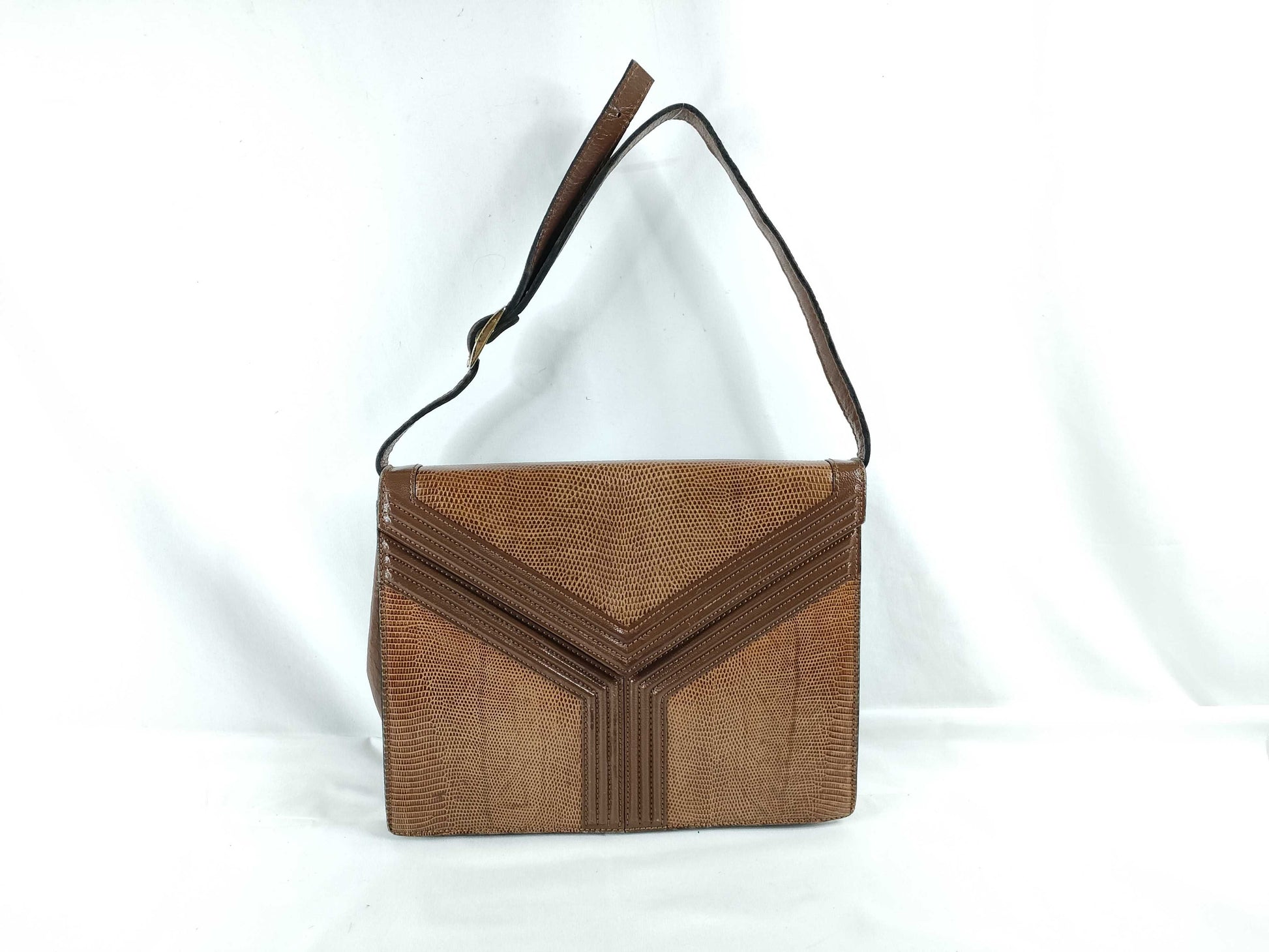 Yves Saint Laurent Lizard Shoulder Bag Shoulder Bag