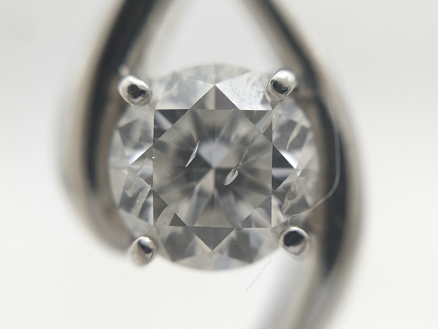 D1.01ct PT900/850 9.4g Necklace 