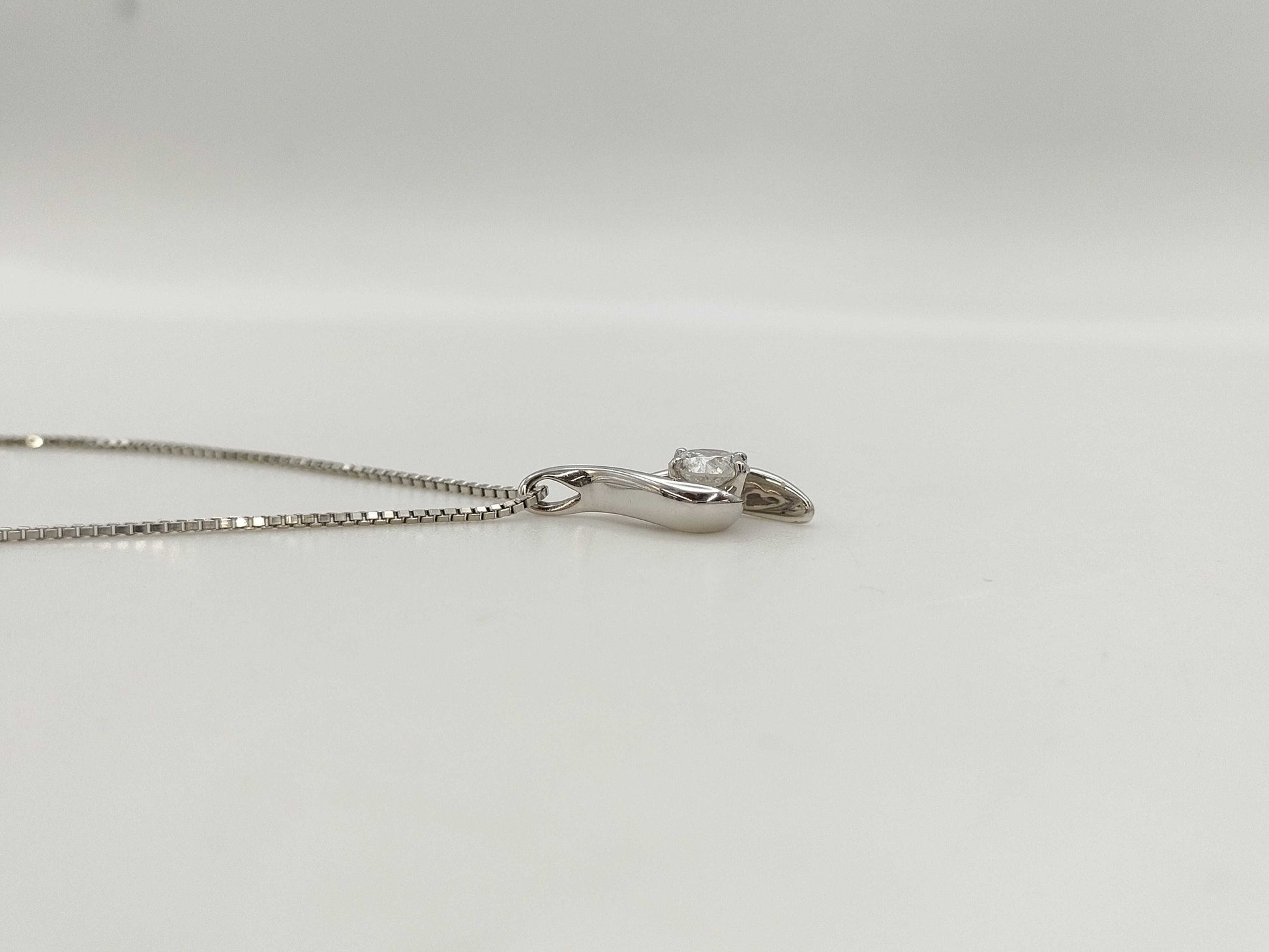 D1.01ct PT900/850 9.4g Necklace 