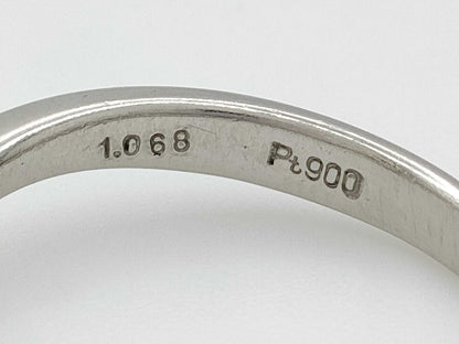 D1.068ct PT900 4.2g Ring 