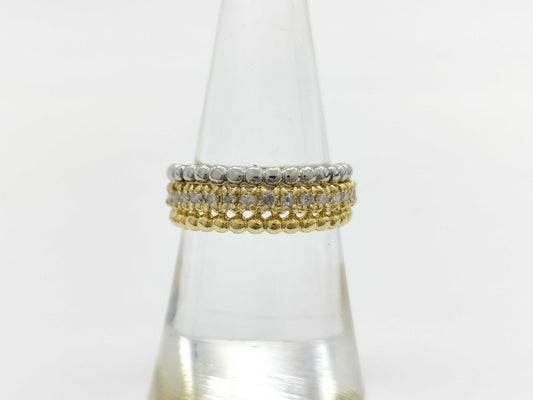 D0.50ct K18/PT900 4.7g Ring 