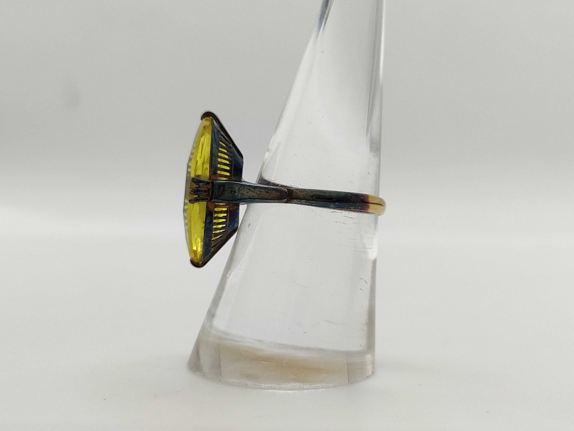 Colored Stone K18 3.2g Ring 