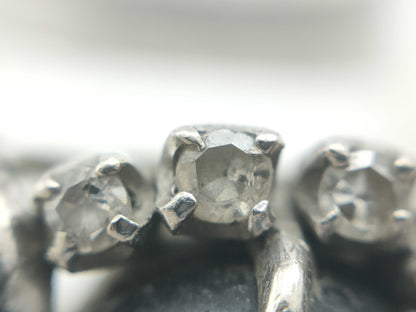 Black Star Sapphire and Diamond K4 5.8g Ring 