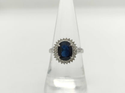 S2.50ct D0.39ct PT900 5.4g Ring 