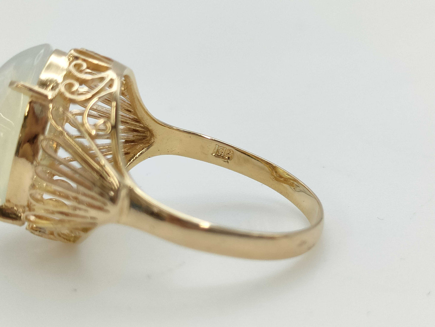 Colored Stone K18 3.9g Ring 