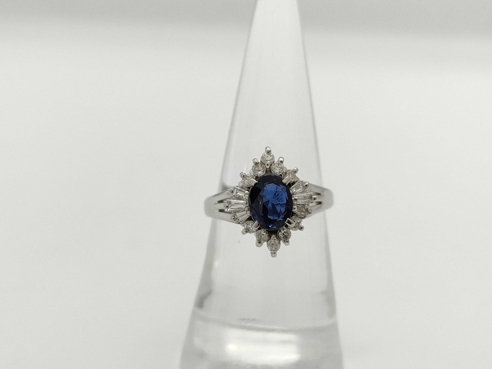 S1.46ct D0.36ct PT900 5.9g Ring 