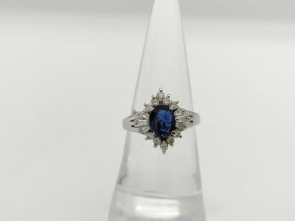 S1.46ct D0.36ct PT900 5.9g Ring 
