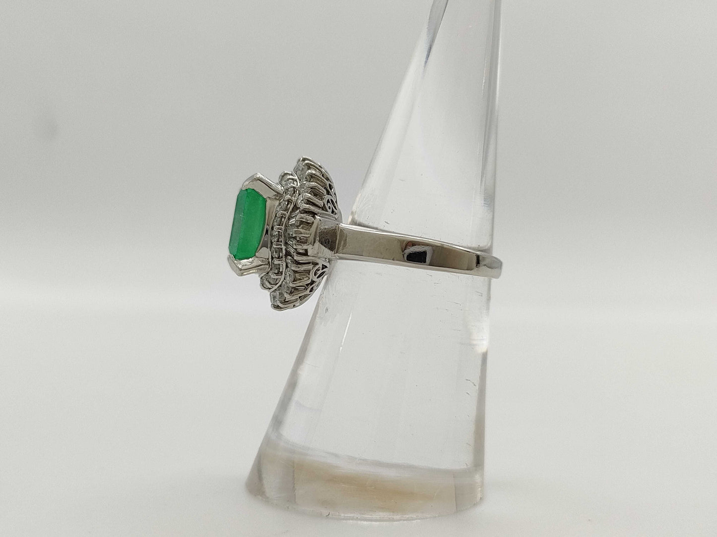 E2.252ct D0.70ct PT900 9.4g Ring 