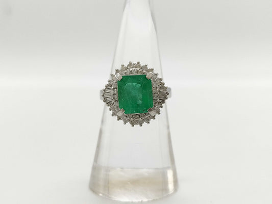 E2.252ct D0.70ct PT900 9.4g Ring 