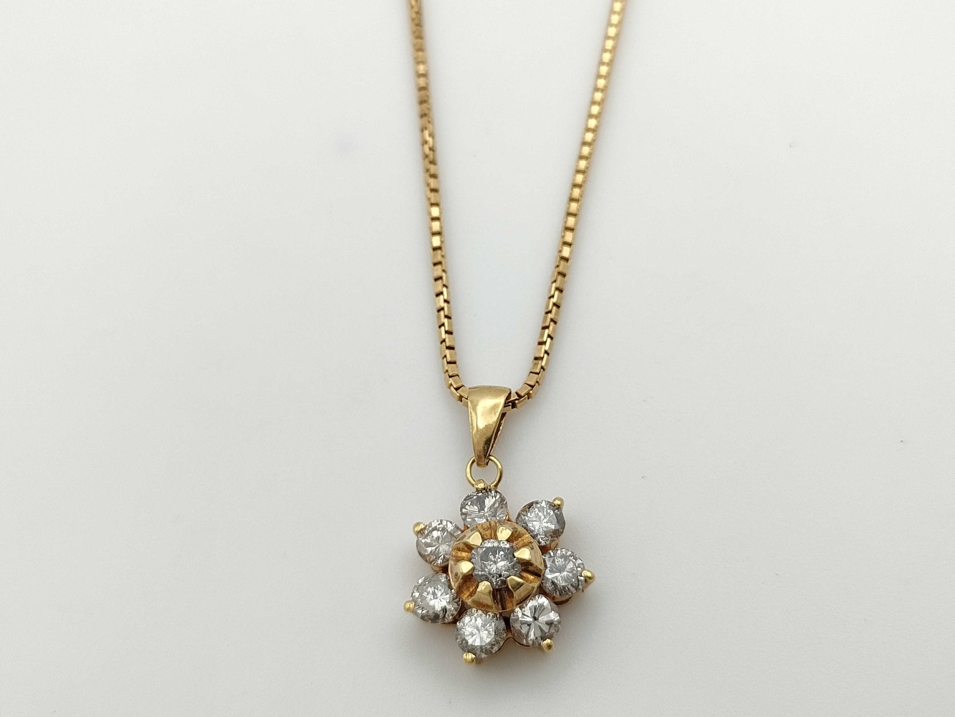 D1.0ct K18 6.6g Necklace 