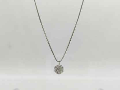D0.543ct PT900/850 1.7g Necklace 