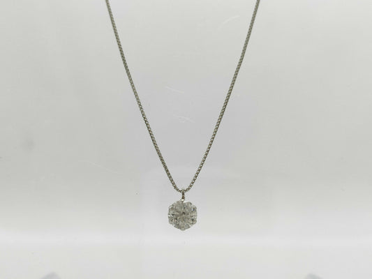 D0.543ct PT900/850 1.7g Necklace 