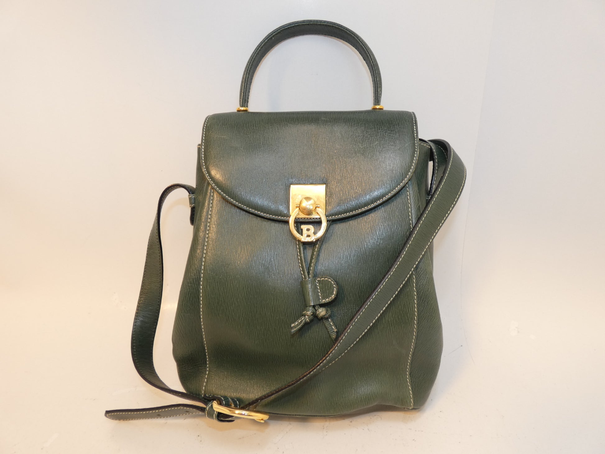 BALLY 2-way logo hand/shoulder bag