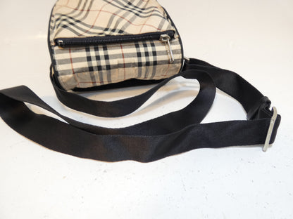 BURBERRY Nova Check Nylon Shoulder Bag