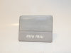 Miu Miu logo leather folding wallet