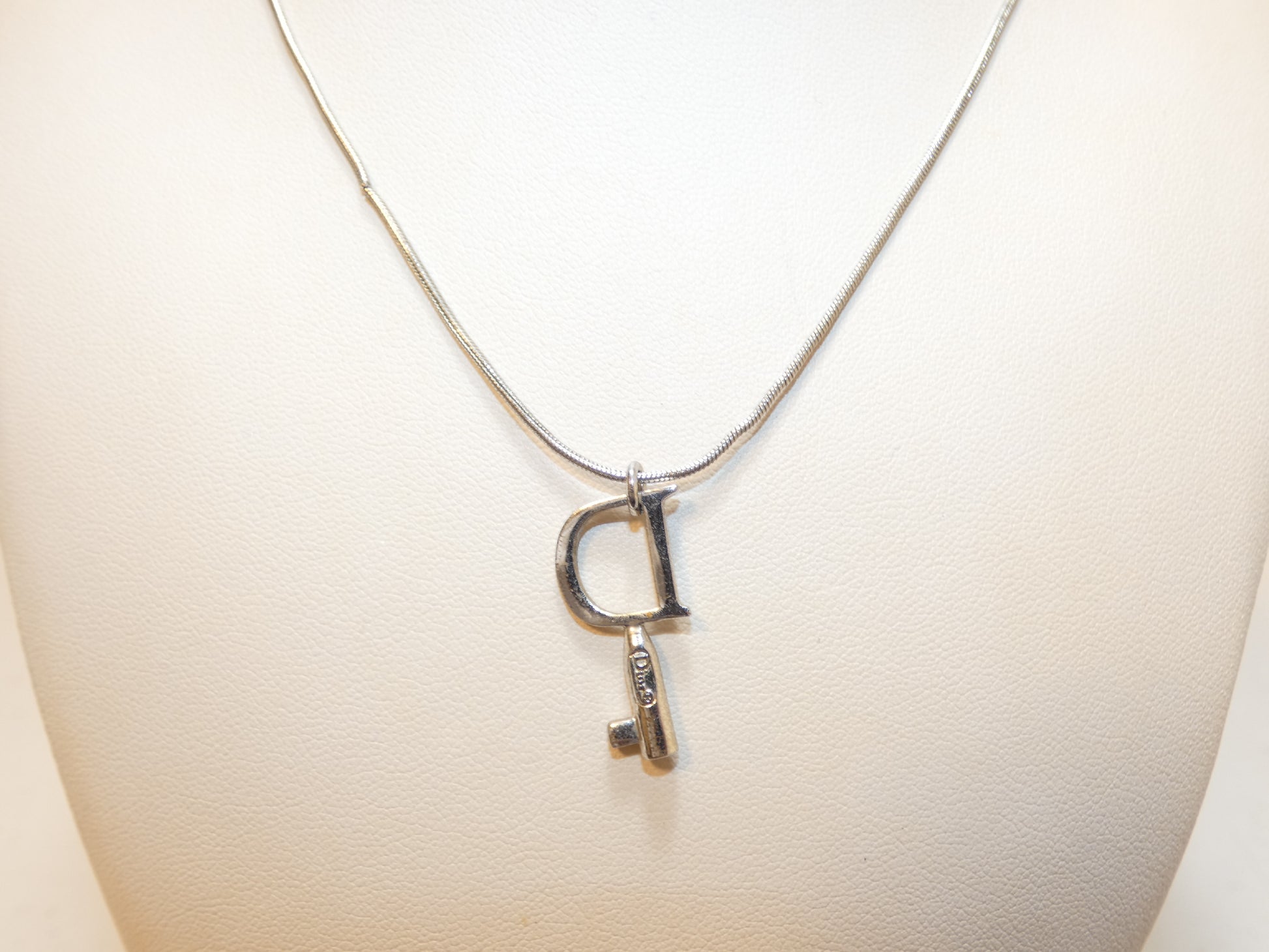 Dior Logo Key Necklace Necklace
