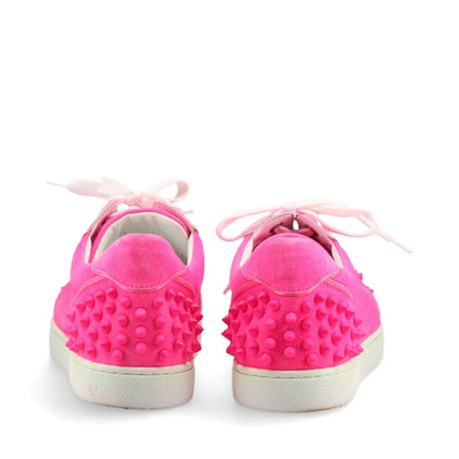 Christian Louboutin spiked stud suede sneakers, size 37