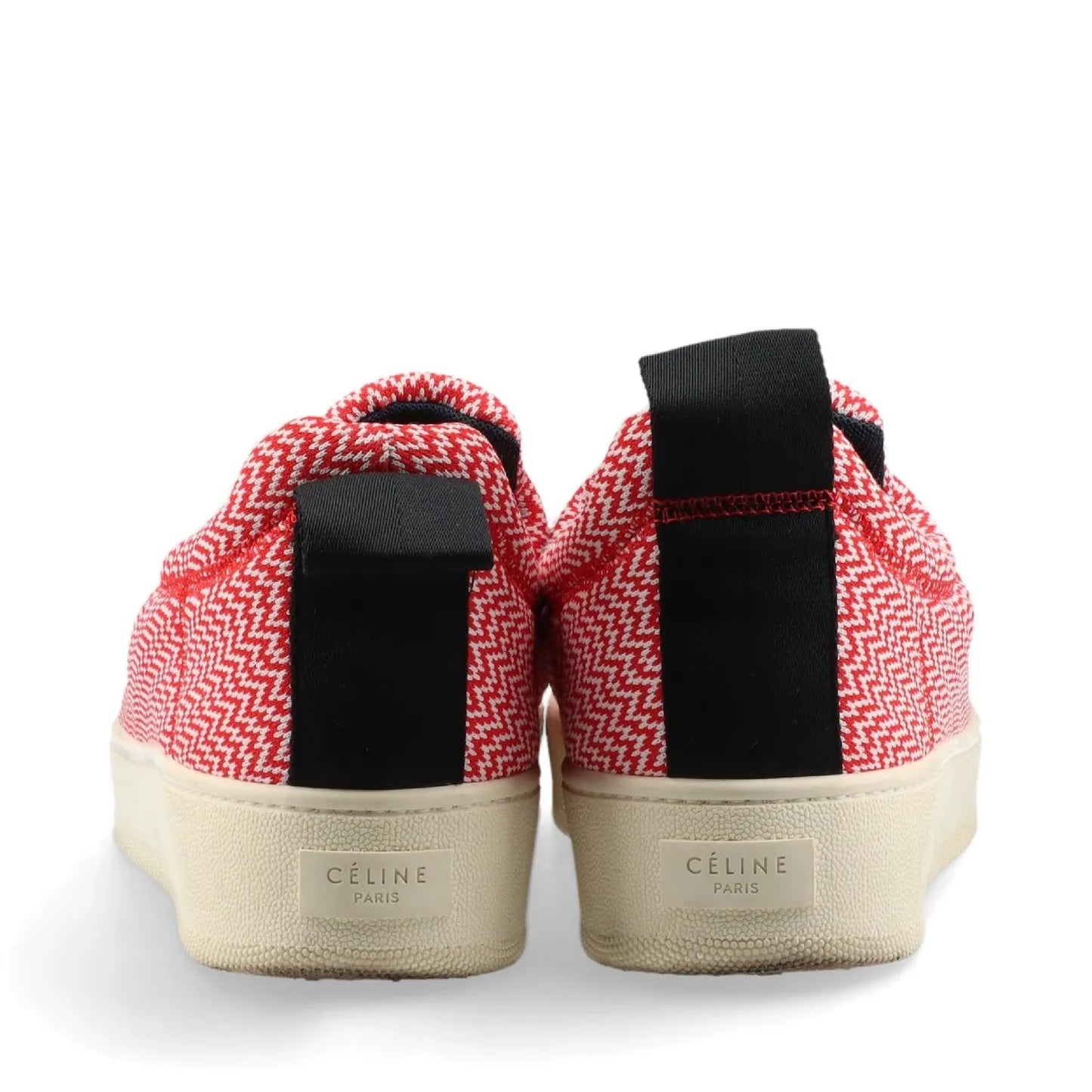 CELINE Phoebe Fabric Slip-On Sneakers Size 43