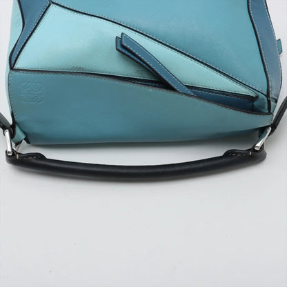 LOEWE Puzzle Bag, Small Leather, 2-Way Handbag with Strap and Pouch, Shoulder Bag