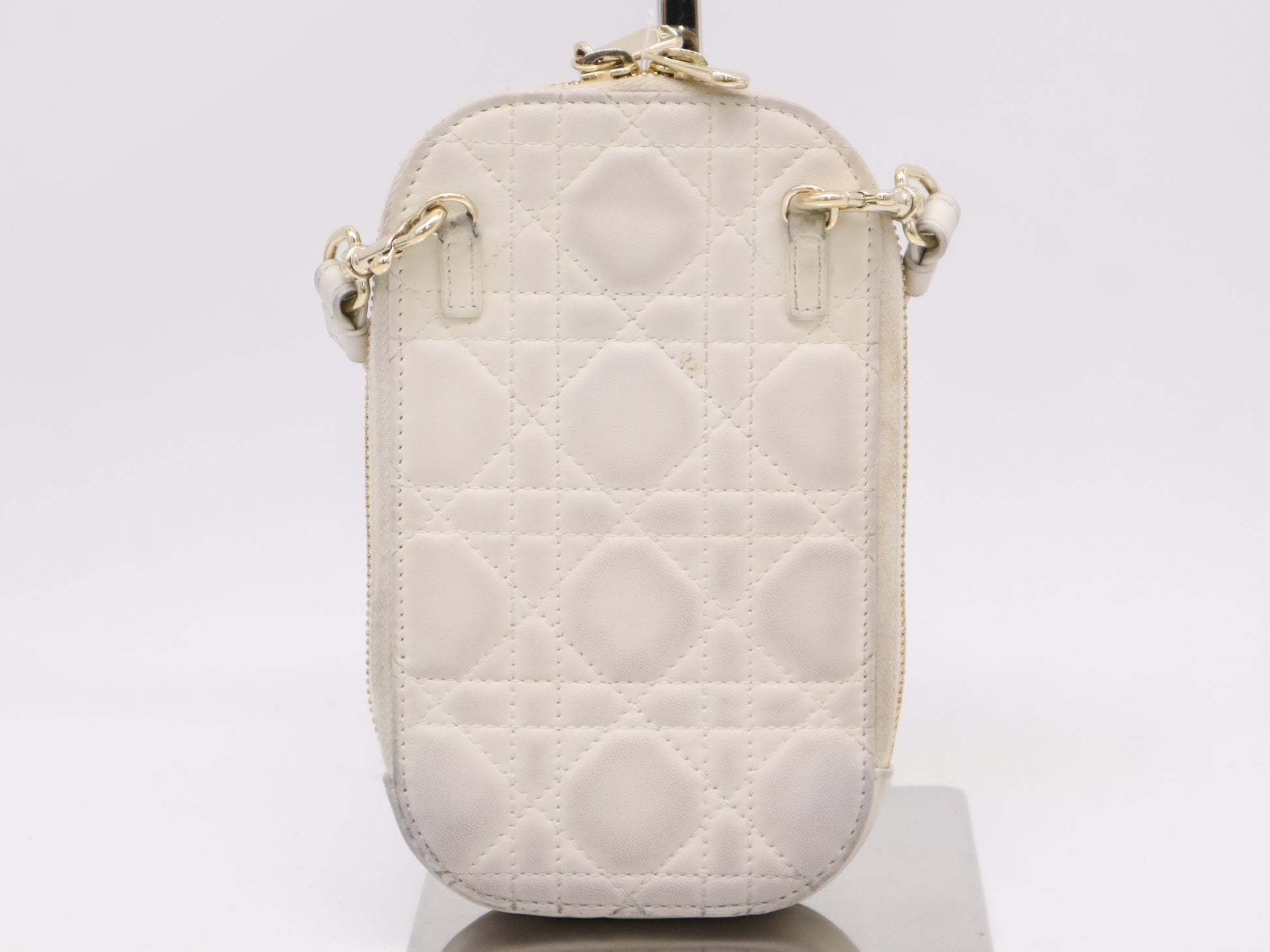 Dior Lambskin Phone Holder Shoulder Bag with Box and Bag