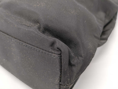 PRADA PRADA Nylon Prada Tote Bag Nylon Triangle Plate Tessuto Black Tote Bag Handbag