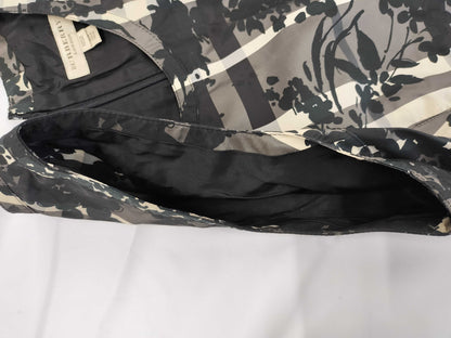 BURBERRY London Black Floral Dress, Plus Size UK10