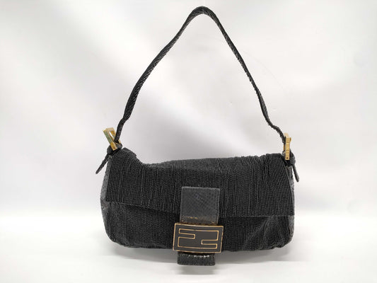 FENDI FENDI Fendi Beaded Baguette Mamma Bucket Shoulder Bag Bag