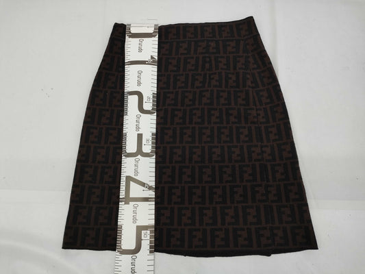 FENDI Zucca Skirt Size 42 Skirt