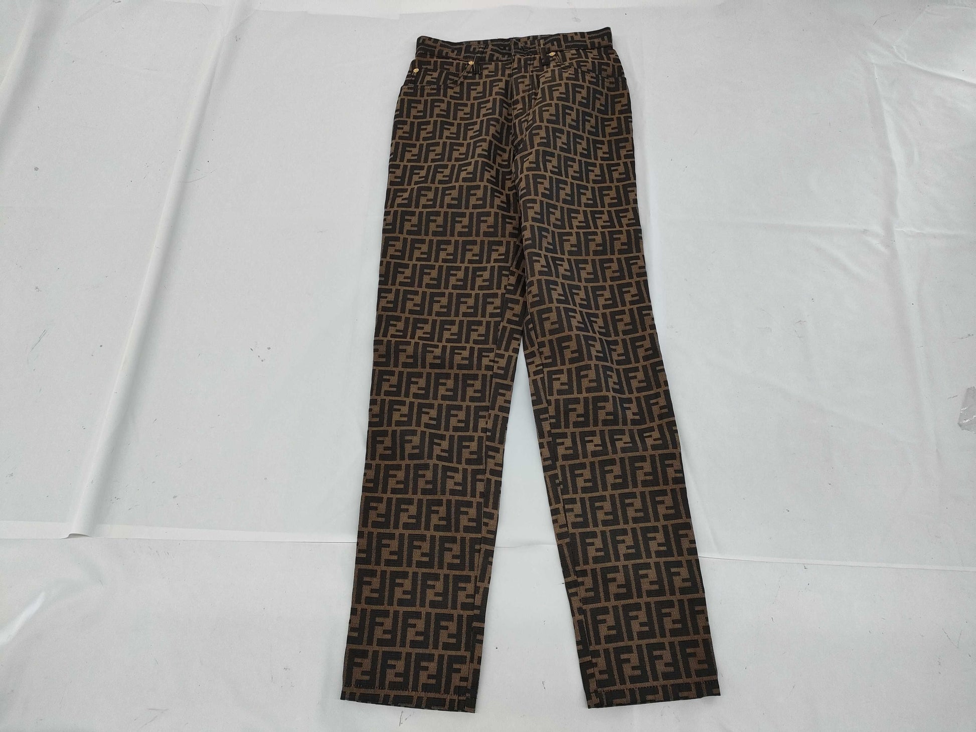 FENDI Zucca pattern pants size I42 pants