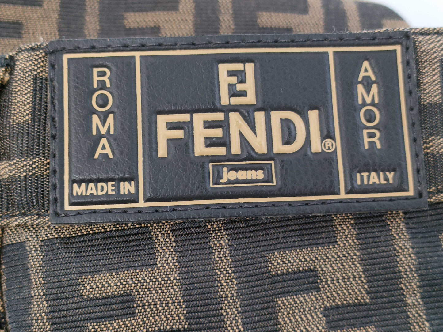 FENDI Zucca pattern pants size I42 pants