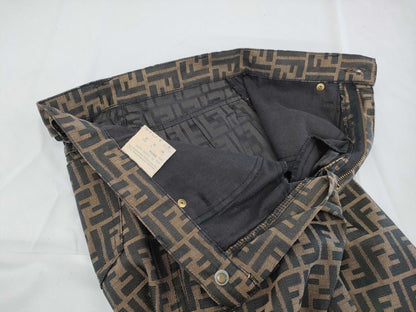 FENDI Zucca pattern pants size I42 pants