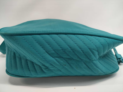 Yves Saint Laurent 7162 Embossed Logo Shoulder Bag