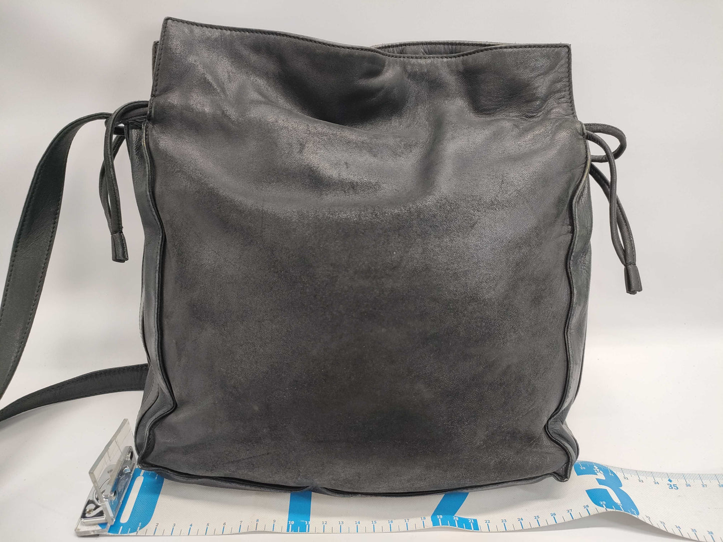 LOEWE 7233 Flamenco Shoulder Bag, Black