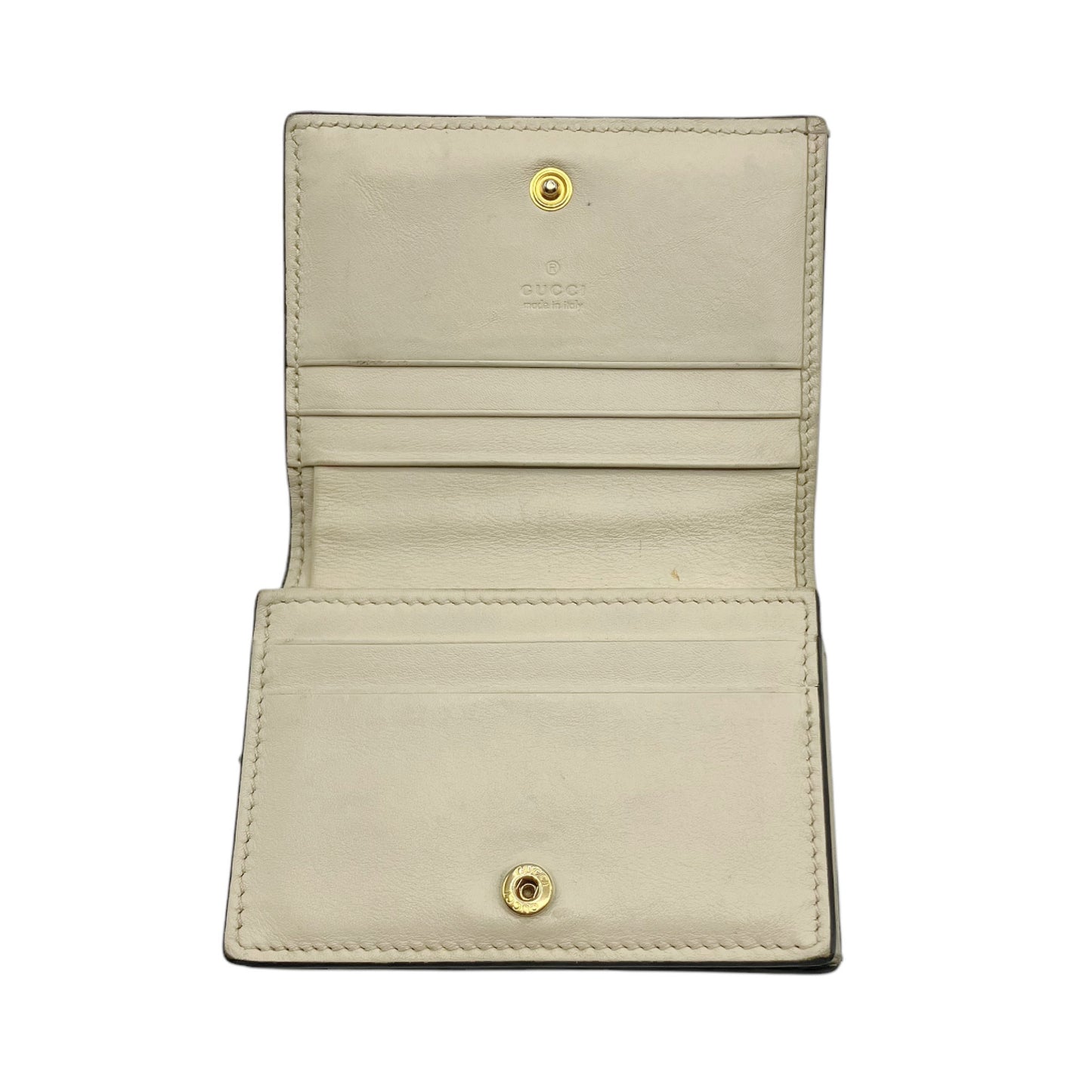 GUCCI Ophidia GG Marmont Python Bifold Wallet