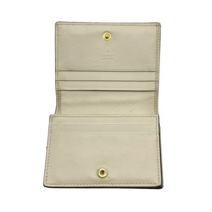 GUCCI Ophidia GG Marmont Python Bifold Wallet