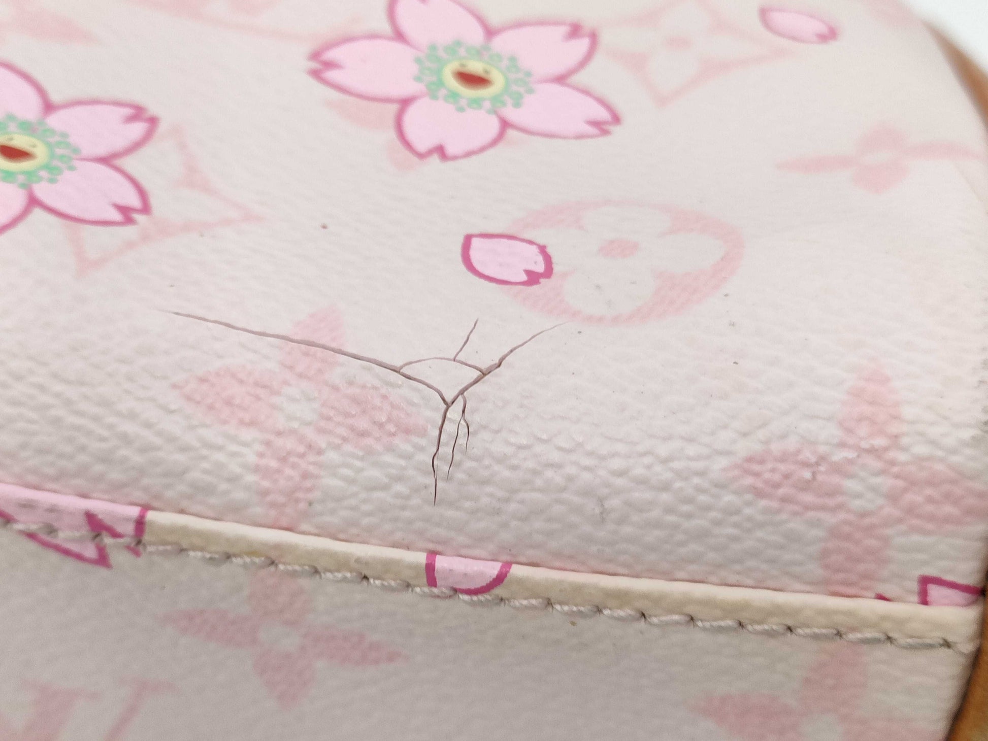 LOUIS VUITTON Monogram Cherry Blossom PM Handbag Handbag